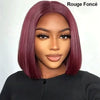 2 𝑭𝑶𝑹 €99🔥Doux Et Naturel Couche Highlight 13x2 Dentelle 300% Densité +2x6 Dentelle Bob Perruque