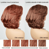 Couche C Partie Glueless 7x4 Brun Caramel Blond Mixte/Naturel Bob Perruque Sans Colle