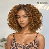 7x5 5X5 Glueless Chocolate Brown Bob Wig Glueless Wear Go Straight