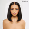 7x5 5X5 Glueless Bob Wig Glueless Wear Go Human Hair Straight
