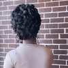 Coiffure De Luxe Glueless Tout Pré-Fait Prêt À Porter Perruques De Mariée Chignons Personnalisés