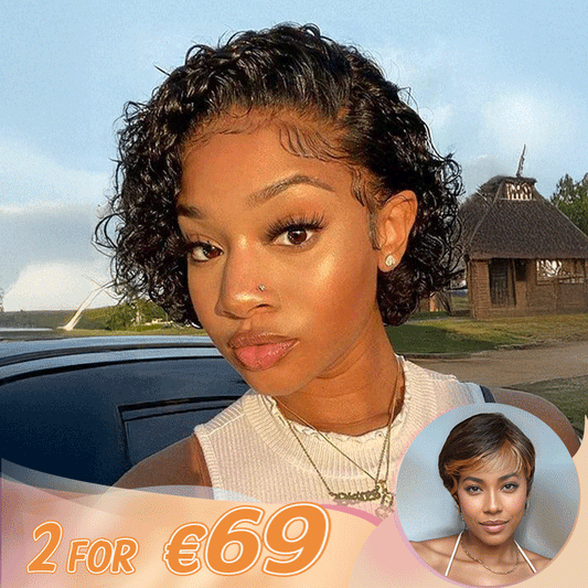 Wavy Short Classic Style Human Hair Wig