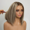 𝐋𝐚𝐬𝐭 𝟒 Glueless Couleur Blond Clair Bob 13x4 Perruque Sans Colle Ondulée Cheveux Humains