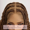 đ©đđ 1 đźđđ 1 đđđđđ„36 Pouces Perruque TressĂ©e BohĂšme Brun Chocolat En Dentelle ComplĂšte Avec Cheveux De BĂ©bĂ© SynthĂ©tiques De QualitĂ© SupĂ©rieure 300% DensitĂ©
