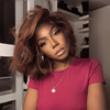 𝑩𝒖𝒚 1 𝑮𝒆𝒕 1 𝑭𝒓𝒆𝒆💥Glueless Couche Parting Free C Partie Marron Coupe Courte Bob 7x4 Perruque Sans Colle 250% Densité