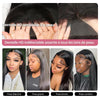 13x4 4C Edges Perruque HD lace frontale Perruque cheveux humains Kinky Curly - SHINE HAIR
