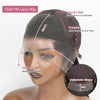 13x4 4C Edges Perruque HD lace frontale Perruque cheveux humains Kinky Curly - SHINE HAIR