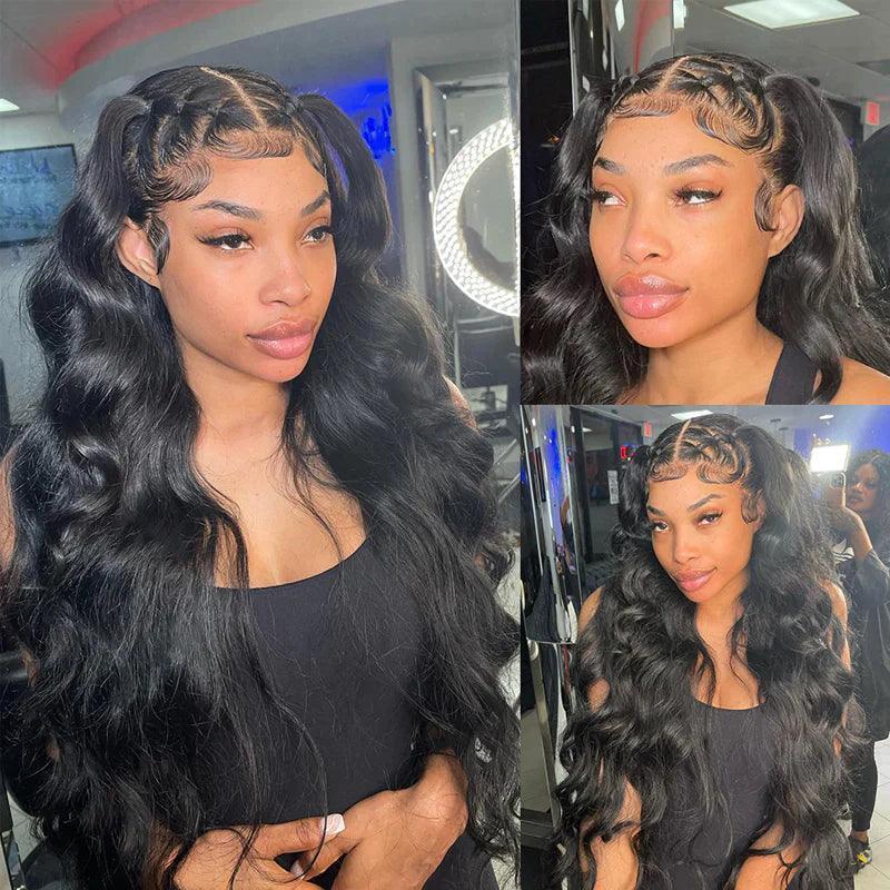 13x4 4x4 Lace Frontale Body wave Perruque Cheveux Humains - SHINE HAIR