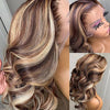 13x4 4x4 Perruque Couleur Mélangé #4/27 Body Wave - SHINE HAIR
