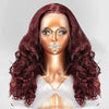 13x4 99j Couches Ondulé Rebondissant Épais Lace Frontale Perruque Cheveux Humain - SHINE HAIR