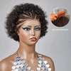 13x4 Dentelle Boucle Afro 5 Couleur Bob Perruque Cheveux Tressés - SHINE HAIR