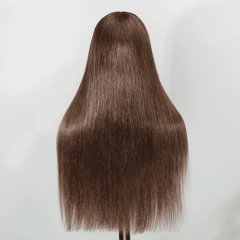 13x4 Dentelle Frontale Couleur Brun Chocolat Lisse Perruque Cheveux Humains - SHINE HAIR