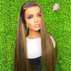 13x4 Dentelle Frontale Populaire Couleur Mélangé #4/27 Lisse Perruque - SHINE HAIR