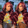 13x4 Lace Frontale Perruque Couleur 99j Body Wave - SHINE HAIR