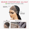 WEDDING Soyeux & Épais 13x4 Glueless / 360 Dentelle Perruque Brésilien Cheveux Humains Lisse
