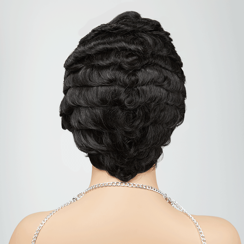 13x6 Dentelle Style Vintage Bob Couleur Blonde/Naturel Perruque Frontale - SHINE HAIR