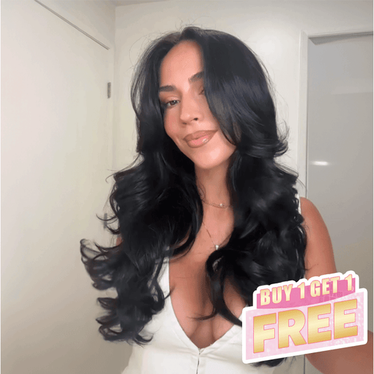 𝑩𝒖𝒚 1 𝑮𝒆𝒕 1 𝑭𝒓𝒆𝒆💥Glueless Couche Pré-épilé Mettre & Aller Body Wave 13x4 Perruque Sans Colle 250% Densité