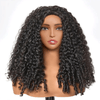 🔥4 In 1 Half Wig Adapté Aux Débutants Bouclée Birmane Demi-Perruque À Cordon Serrage Flexi-Fit 250% Densité