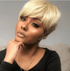 Glueless Couleur Blonde Pixie Perruque Court Naturel Perruque Sans Colle