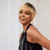 Glueless Couleur Ombre Blonde Pixie Perruque Court Naturel Perruque Sans Colle