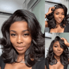 Glueless Couche Effortless Lace 300% Densité Bob Doux & Volumineux 5x5 Perruque Sans Colle Ondulé