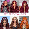 Extensions Cheveux Vierges 99J Tissage Brésilien Cheveux Body Wave