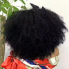Glueless Style Brésilien Afro Kinky Curly Bob Perruque Sans Colle Avec Frange 350% Densité