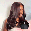 Texture Parfaite Glueless 5x5/13x4 Couche Bordeaux Foncé Perruque Sans Colle Body Wave