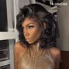 𝑩𝒖𝒚 1 𝑮𝒆𝒕 1 𝑭𝒓𝒆𝒆💥Glueless Couche Parting Free C Partie Marron Coupe Courte Bob 7x4 Perruque Sans Colle 250% Densité