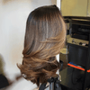 𝑩𝒖𝒚 1 𝑮𝒆𝒕 1 𝑭𝒓𝒆𝒆💥 7x4 Glueless Couche Couleur Brun Foncé Avec Reflets Blonds Perruque Sans Colle