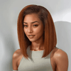 ๐ฉ๐๐ 1 ๐ฎ๐๐ 1 ๐ญ๐๐๐๐ฅ 9x6 Glueless Gingembre Ombre Coupe รmoussรฉe Lisse Bob Perruque Sans Colle