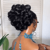 Coiffure De Luxe Glueless Tout Pré-Fait Prêt À Porter Perruques De Mariée Chignons Personnalisés