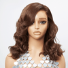 9×6 Glueless Couche Burn Chocolat Perruque Bob Sans Colle Body Wave