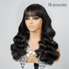 3x1 Dentelle Couleur Naturelle Perruque Sans Colle Body Wave Style De Frange