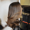 𝓑𝓾𝔂 𝟏 𝓖𝓮𝓽 𝟏𝟏💗Perruque Glueless 13x4 Couche Brun Foncé Avec Reflets Blonds+Glueless 9x6 Highlight Bob Lisse
