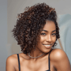 Glueless Casquette À Cordon Couleur Highlight Bob 13x4 Perruque Sans Colle Eau Bouclée