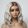 Crazy Deals🔥 Glueless Couleur Blonde Avec Un Brun Clair Subtil Bob 13x4 Perruque Sans Colle