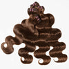 Extensions Couleur Brun Chocolat Tissage Cheveux Bruts Body Wave