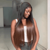 𝟑ᵉ 𝐩𝐞𝐫𝐫𝐮𝐪𝐮𝐞 𝐚̀ €𝟎,𝟏🔥Glueless Perruque 5x5 Lisse+Glueless Pixie Perruque Lisse Taille Modèle