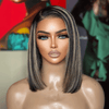 L'Élégance Sans Effort Glueless Couleur Highlight 7x4 Nœuds Blanchis Capuchon Réglable Perruque Sans Colle