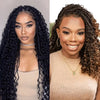 2 𝑭𝑶𝑹 €158🔥 36" Perruque Tressée Bohème En Dentelle Intégrale + Chic Bob Synthétique