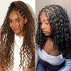 2 𝑭𝑶𝑹 €158🔥 36" Perruque Tressée Bohème En Dentelle Intégrale + Chic Bob Synthétique