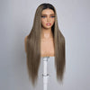 đ©đđ 1 đźđđ 1 đđđđđ„Chic Parisien Glueless 13x4 Ombre Highlight Perruque Sans Colle Lisse 250% DensitĂ©