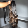𝑩𝒖𝒚 1 𝑮𝒆𝒕 1 𝑭𝒓𝒆𝒆💥 13x4 Glueless Luxe Couche Coupe Highlight Perruque Sans Colle Ondulé Cheveux Humains Wear Go 250% Densité