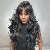 Glueless Stylé Couleur Highlight Wear & Go 4x4 Perruque Sans Colle Body Wave/Lisse