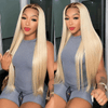 Perruque Couleur Ombre blonde Straight Cheveux Humains