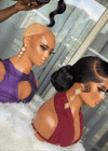 Coiffure De Luxe Glueless Tout Pré-Fait Prêt À Porter Perruques De Mariée Chignons Personnalisés