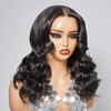 13x4 Glueless Couleur Naturelle Bob Perruque Sans Colle Loose Deep Wave