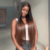𝟑ᵉ 𝐩𝐞𝐫𝐫𝐮𝐪𝐮𝐞 𝐚̀ €𝟎,𝟏🔥Glueless Perruque 5x5 Lisse+Glueless Pixie Perruque Lisse Taille Modèle