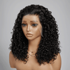 Magnifique Bouclé Prépliés 13×4 Bob Perruque Dentelle Réalistee 300% Densité